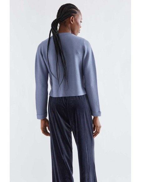 CÁRDIGAN BASIC CELESTE CF