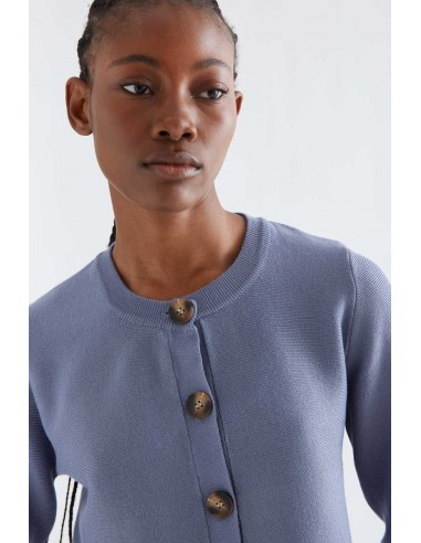 CÁRDIGAN BASIC CELESTE CF