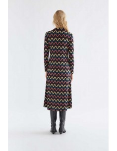 VESTIDO MIDI CON ESTAMPADO SKEIN 2