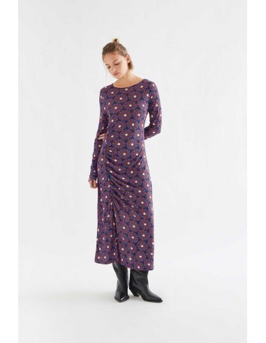 VESTIDO MIDI CON ESTAMPADO FLOWER