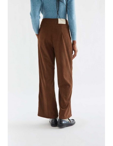 PANTALÓN DE PANA DOBLE BOTÓN COLOR MARRÓN