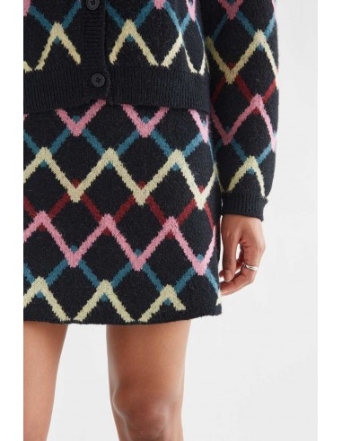FALDA CORTA CON ESTAMPADO DE SKEIN