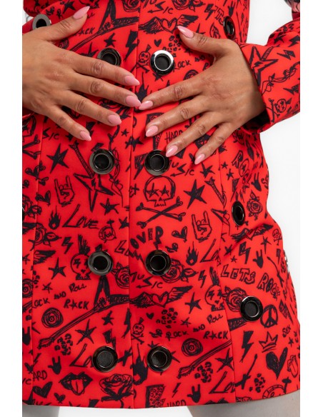 VESTIDO MINI ROCK AND ROLL
