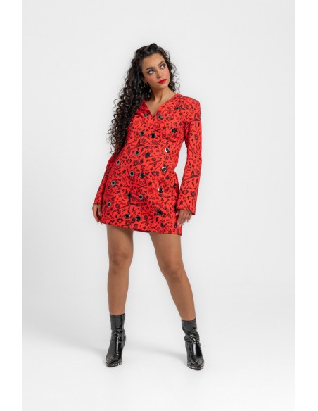 VESTIDO MINI ROCK AND ROLL