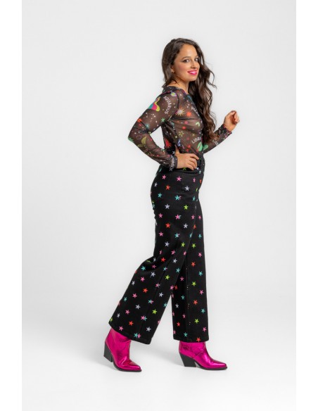 PANTALÓN TIRO ALTO STARS