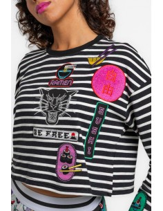 SUDADERA CROP JAPO