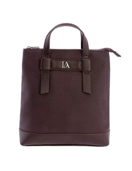 MOCHILA TEXTURA MARRON DA