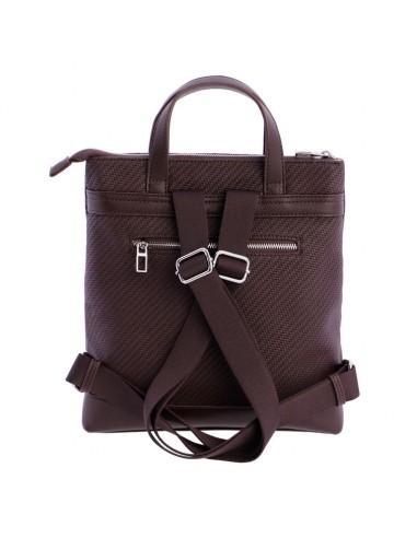 MOCHILA TEXTURA MARRON DA