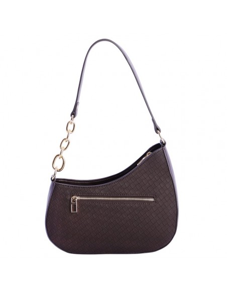 BOLSO HOMBRO CADENA MARRON