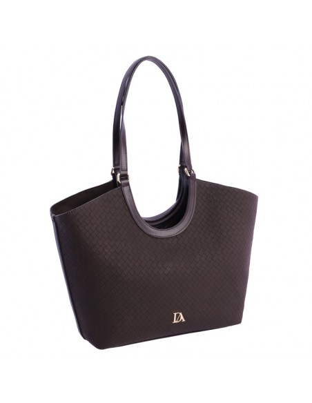 BAG TEXTURA MARRON DA