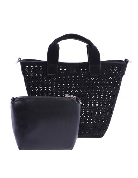 BOLSO  ASA PERFORADO NEGRO