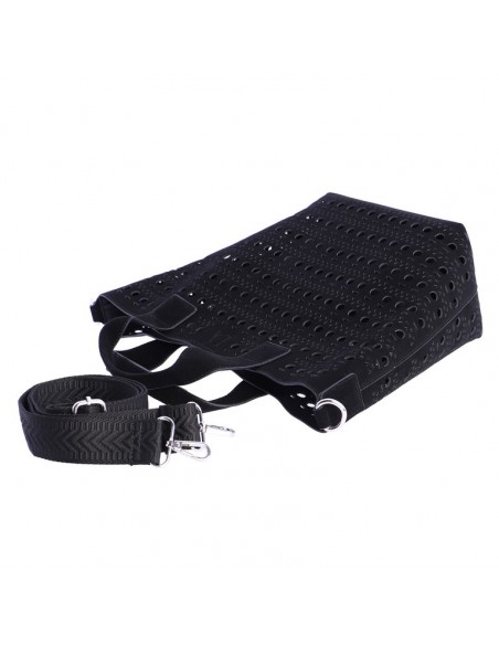 BOLSO  ASA PERFORADO NEGRO