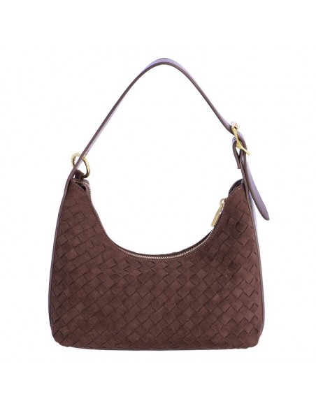 BANDOLERA TEXTURA MARRON