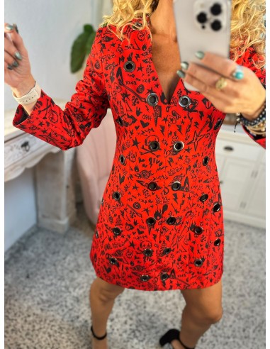 VESTIDO MINI ROCK AND ROLL