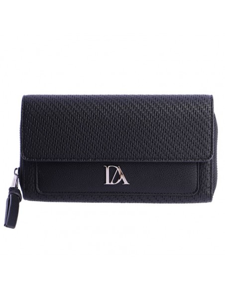 CARTERA TEXTURA NEGRO