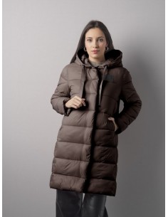 ABRIGO ACOLCHADO MARRON