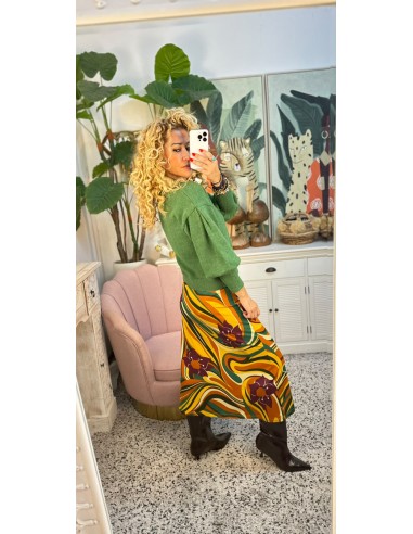 JERSEY VERDE MANGA ABULLONADA