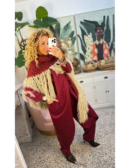 PONCHO CROCHE
