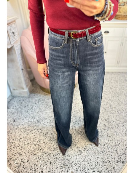 JEANS CINTURON ATERCIOPELADO